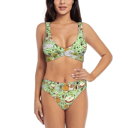 Maillot de bain cochon d'Inde 2 pièces idéal pour vos vacances à la plage