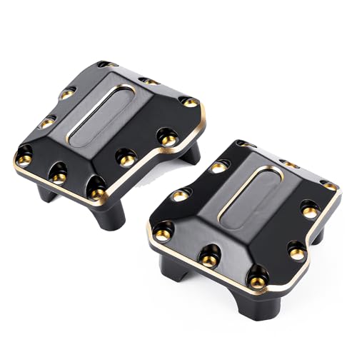 Couvercle de différentiel TRX4M avant arrière en laiton lesté pour augmenter la motricité RC