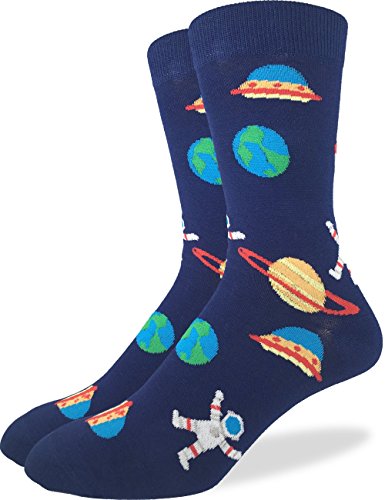 Good Luck Sock Men s Space Crew Socks 7-12