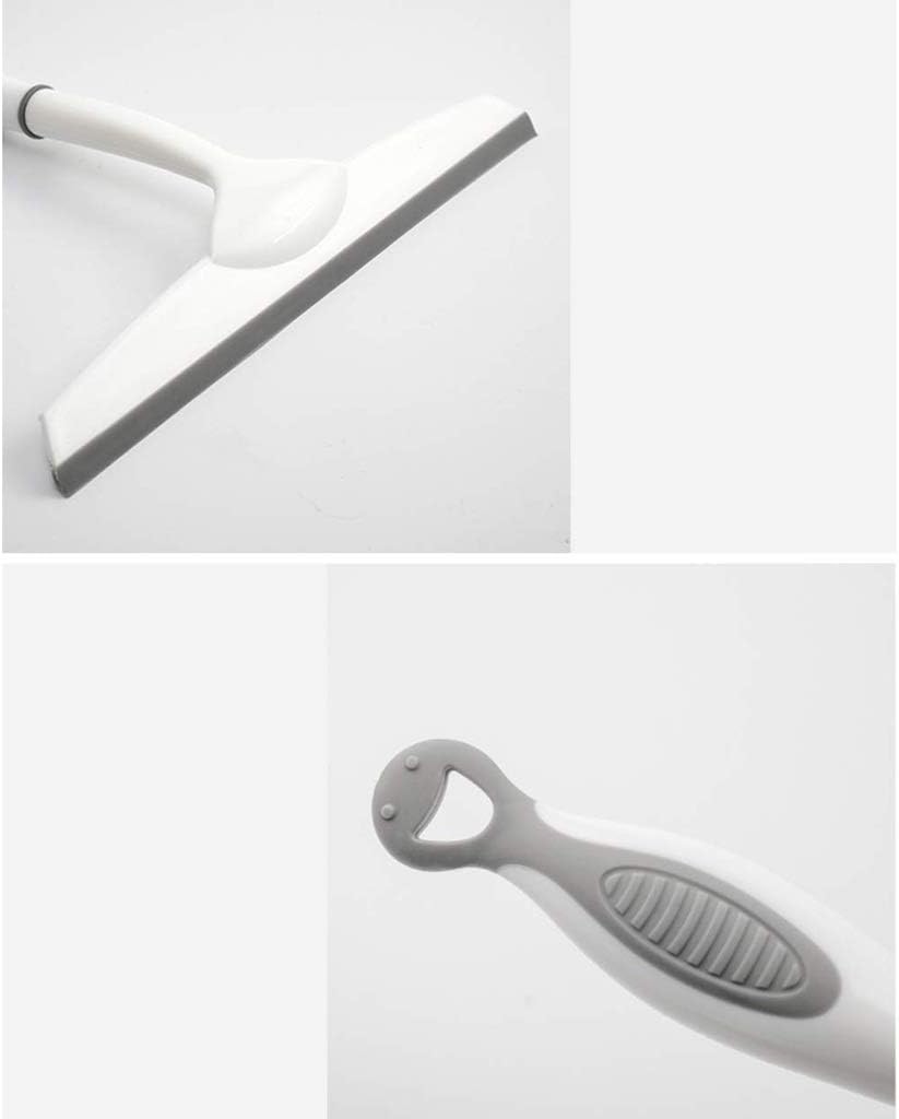 Window Scraper，Rubber Squeegees Glass Wiper Streak Free Handheld Squeegee Cleaner Silicone Blade Hanging Hole