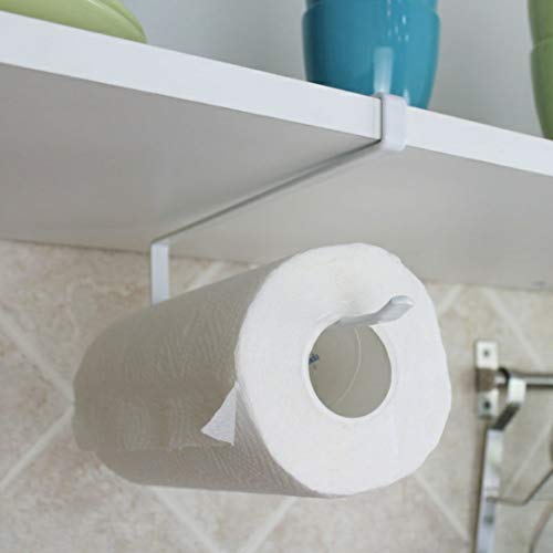 Suporte Para Porta Rolo de Papel Toalha Branco