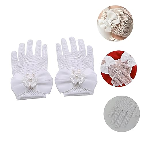 1pair Boys and Girls Lace Gloves and up Gloves for Girls Skeleton for Boys and Stocking Stuffers Party for and Wedding Flower Stage Performance Photography Props3