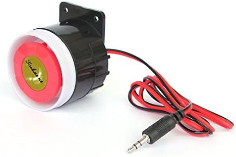 Taikuwu Wired Mini Siren for Home Office Shop Garage Security Alarm System Kit Warning Alarm Horn Siren 120db 12V/1M