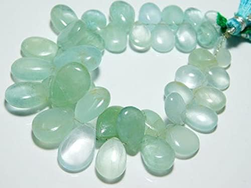 Aigue-marine en perles gouttes AAA pour la création de bijoux de luxe uniques - 3