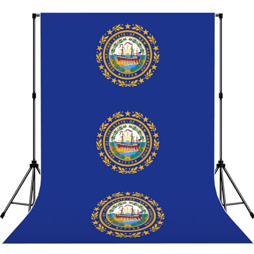 Drapeau New Hampshire toile de fond photo pour portrait rustique