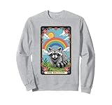 Photo Gallery the raccoon tarocchi arcobaleno hippie divertente racoon felpa Photo Gallery the raccoon tarocchi arcobaleno hippie divertente racoon felpa
