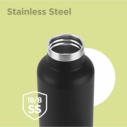 Image of Milton 24 oz Insulated Water Bottle,Leakproof Stainless Steel Flask, Haruki