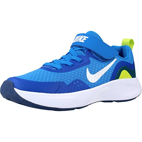 Nike Wearallday, Scarpe da Running, Lt Photo Blue White Atomic Green, 31 EU