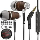 Symphonized Wired Earbuds with Microphone - Noise Isolating Earbuds Wired with Microphone, Ear Buds