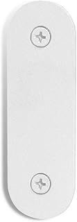 Doorbell Blanking Plate Cover, Metal Doorbell Button Location Cover Plate, Doorbell Chime Cover, Door Bell Cover for Wall Inside, Cover the Hole From Your Old Doorbell Button (White)