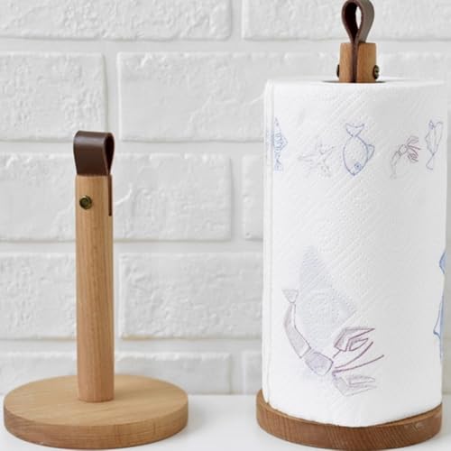 Soporte para papel de cocina independiente que se adapta a rollos estándar 8