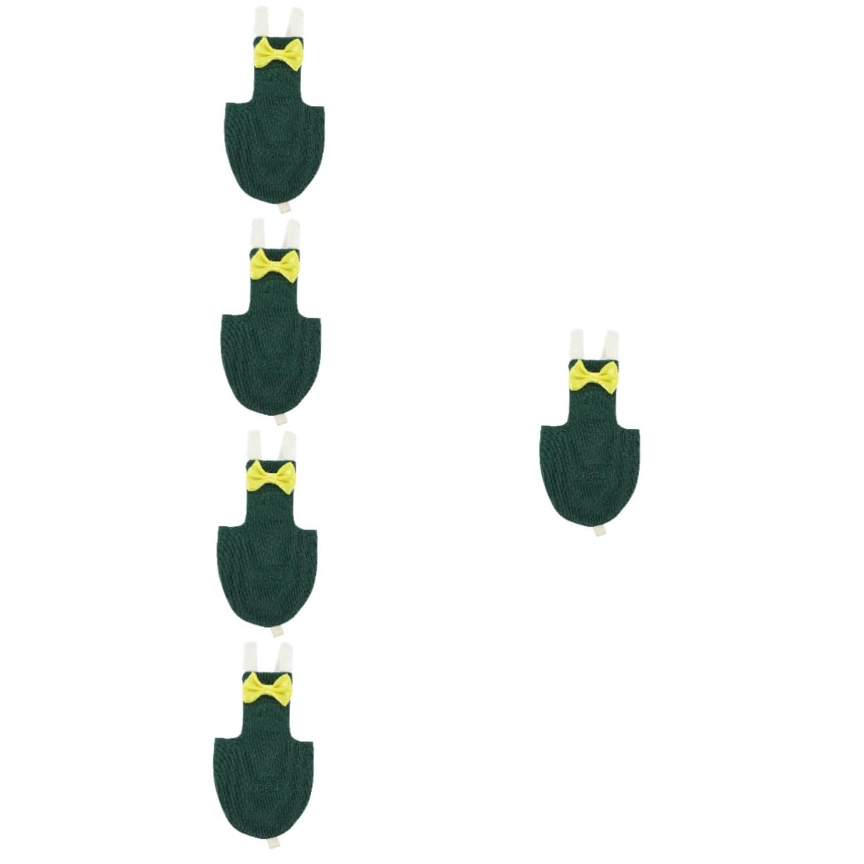 BESPORTBLE 5pièces Costume De Vol pour Oiseaux Culotte Réutilisable pour Perroquets Et Petits Oiseaux Vêtements Décoratifs Ajustables Facile à Nettoyer Motif Foncé