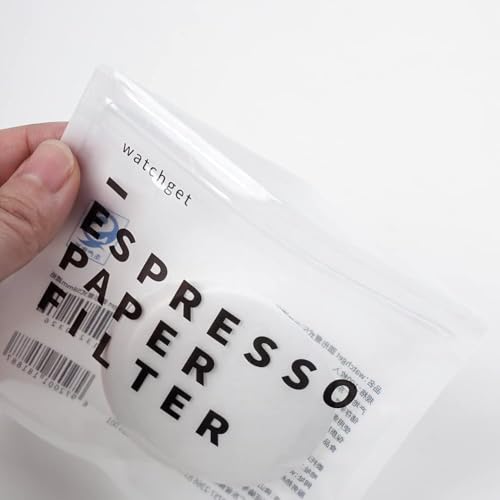 watchget 51 mm Espresso-Papierfilter, 500 Stück, ungebleichte Ersatz-Kaffeefilterpapiere für 51 mm Siebträgerkörbe, Espressomaschinen… – Ansicht 7