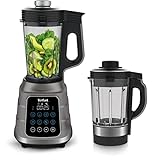 tefal ht4111 handmixer 450 watt set VACUUM FUNKTION - Vor der Zubereitung des Kelchs wird Luft aus dem Kelch entfernt. Dadurch wird die Oxidation der Zutaten beim Mixen minimiert, um mehr Nährwerte zu erhalten.