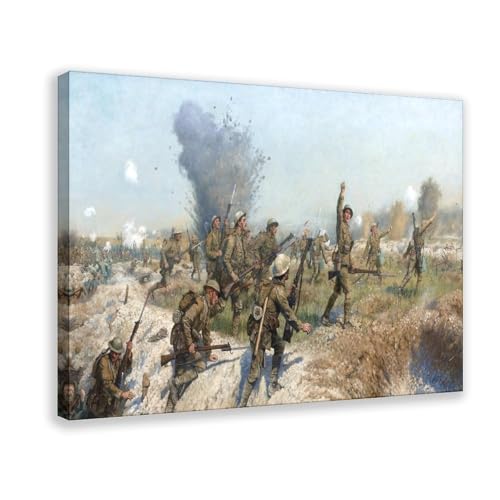 Tableau Battle of The Somme Ulster Division J.P. Beadle 61x91.4cm