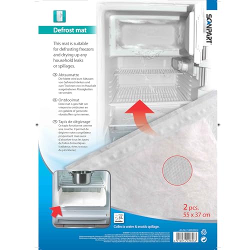 Scanpart 1120000012 Tappetino per sbrinamento per mobili congelati – facilita Il processo di sbrinamento!