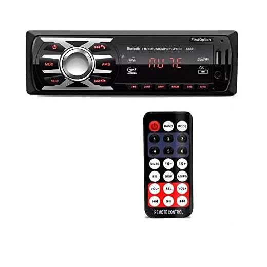 Som Automotivo Radio Mp3 Bluetooth Usb Sd First Option 6660BN C/Controle