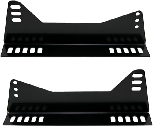 RULLINE Bucket Race Seats Soporte en L - Negro (paquete de 1) - Accesorio seguro y resistente para automóviles