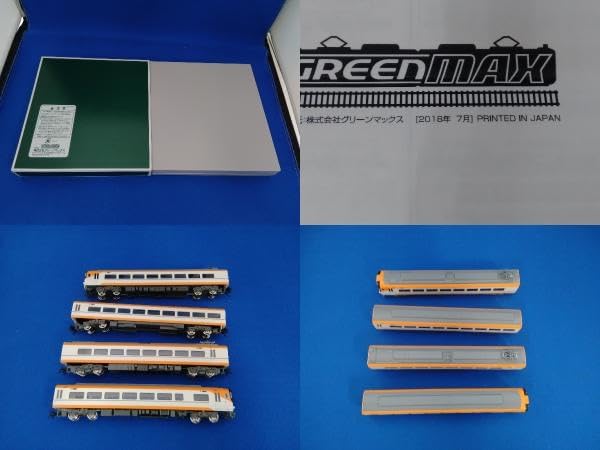 Amazon | Nゲージ GREENMAX 30744 近鉄12410系(12414編成・新塗装)4両