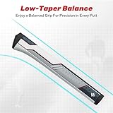 SAPLIZE Midsize Golf Putter Grip, Lightweight Golf Grips, Innovative Pistol Shape with Anti-Slip Pattern, Grey - Image 3