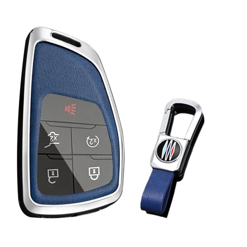 Coque de clé intelligente en cuir KUNIO pour GMC Sierra, étui de protection pour le quotidien