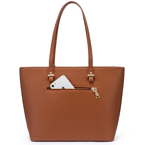 Image of LOVEVOOK Purse for Women Fashion Tote Bag Shoulder Handbags Top Handle Satchel Bags with External Pocket