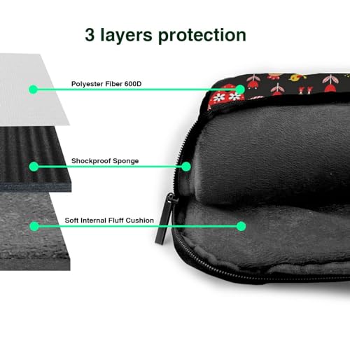 Bolsa para laptop con diseño de gallo, para 13/14/15.6 pulgadas miniatura 6