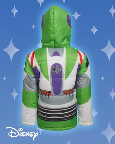 disney toddler boys snow suit set - 2 piece toy story mickey mouse cars insulated winter jacket and ski bib overalls for boys