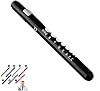 Supertool Mini Pen Torch Light Diagnostic Medical Penlight, Mini Reusable LED Penlight Flashlight Pen Torch for Home Outdoor Doctor Nurse EMT Emergency (Black, 1 Pack),13.5cm