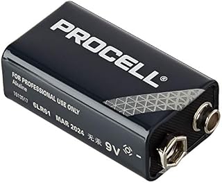 Duracell MN2400/10 Procell 9V Battery (Pack of 10), Black, 3.5 cm*13.0 cm*5.0 cm