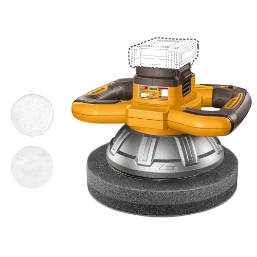 Image of INGCO 20V Cordless Polisher (Body Only) Brushless Motor, 2500RPM, Random Orbital Polisher, 254mm Disc Polisher COPLI202548