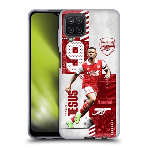 Funda Samsung Galaxy A12 Arsenal FC Gabriel Jesus gel suave protectora