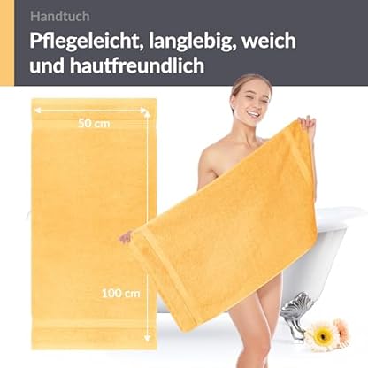 Lashuma 2er Handtuch Badetuch Set, Linz 2X Kinderhandtuch Mädchen 50x100 cm – Bild 6