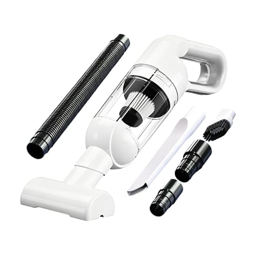 Arroopu Aspirador Coche Inalámbrico - Limpiador de succión eléctrico Recargable con luz LED,Removedor Inalámbrico De Pelo para Mascotas - para Tapicería Automotriz Dormitorios Hogar Habitación Salón
