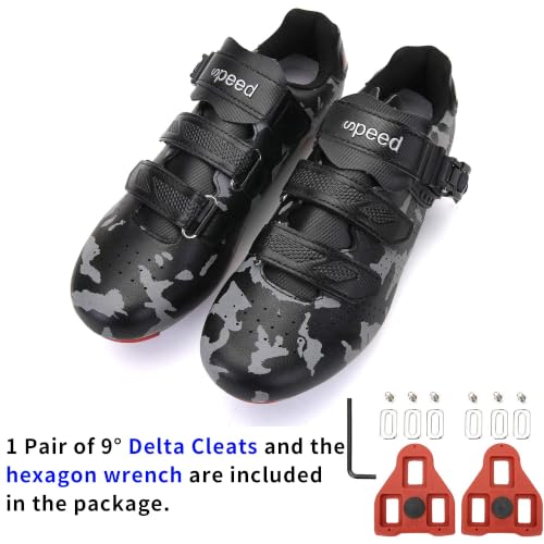 Image of KESCOO Unisex Cycling Shoes Compatible with Peloton Indoor Road Bike