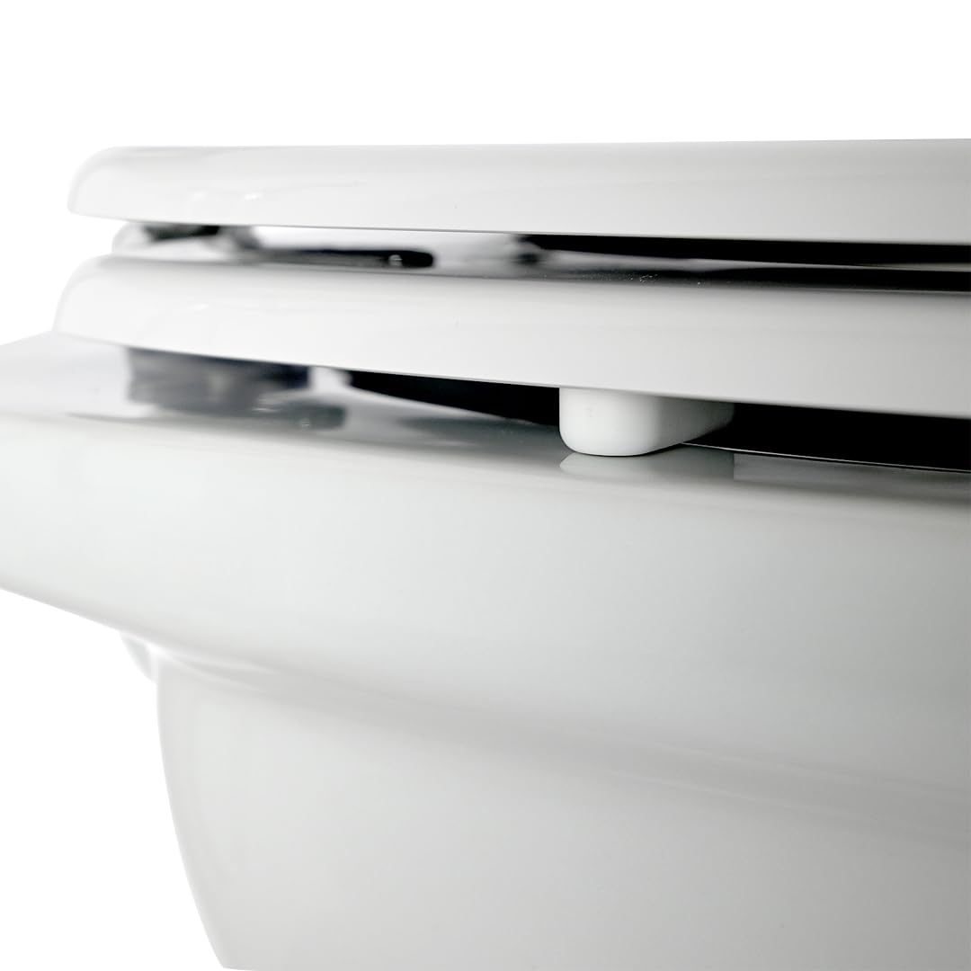 Sanitario Per Anziani Con Altezza 49 Cm E Installazione Standard Con Scarico A Pavimento | Water da L 37,5 x P 52 x H 49 cm Per Facilitare La Mobilità Degli Anziani In Ceramica Bianca