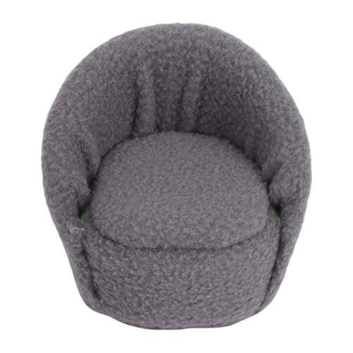 Alomejor Ensemble de Meubles de Salon Miniature de Maison de Poupée, Accessoires de Chaise de canapé pour 1:12 Scale Dollhouse