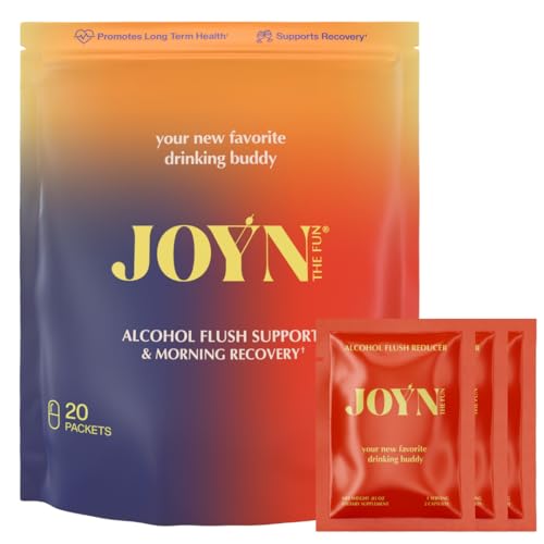 JOYN Supplement Value Pack: Alcohol Flush & Asian Glow Relief Morning Recovery Liver Support | Feel Better Before & After Drinking | with NAC DHM Milk Thistle Glutathione B12 | 20ct