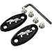 Motorcycle Mirror Block Off Base Plates For Honda Cbr 600 F4 F4I 900 Rr 929 954 1000Rr black