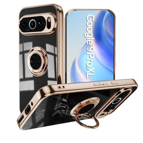 Coque Google Pixel 8A silicone noir protection bague arrière support