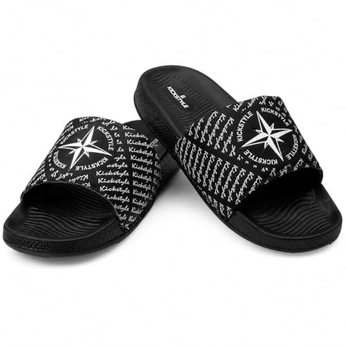 Image of Men's Streetwear Sliders | Extra Soft Doctor Recommended Chappals | Stylish Designer Textured Sole | Lightweight Comfortable Slip-On Slippers KS 2001