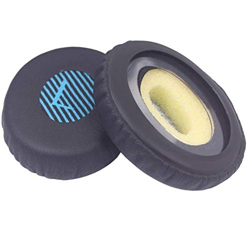 Compete Audio OER2 Replacement Ear Pads for Bose OE2, OE2i & Soundtrue Headphones (Black+Blue)