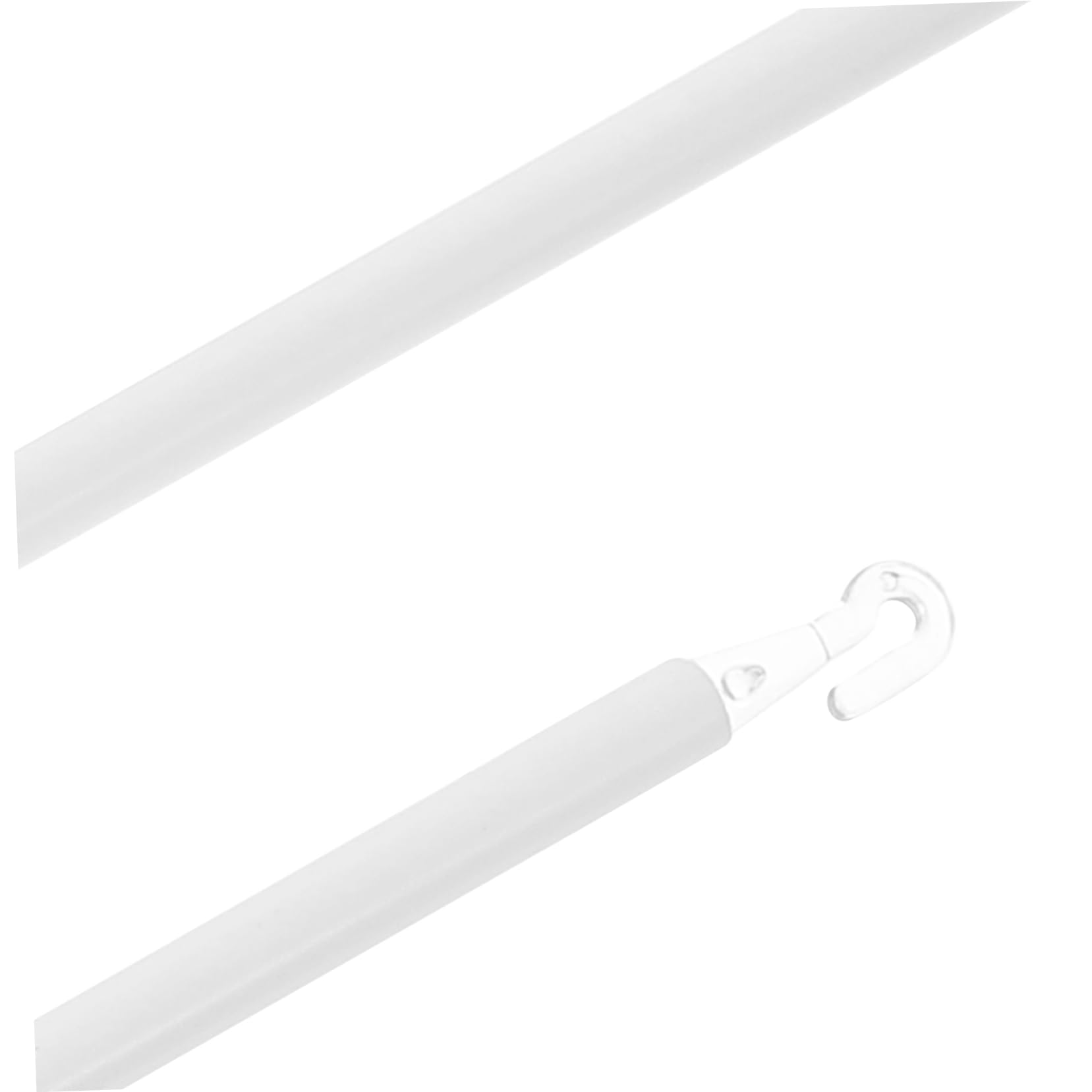 Kichvoe 1set Household Vertical Blind Pull Rod with Hook Lightweight Drapery Stick for of Window Blinds Assembly