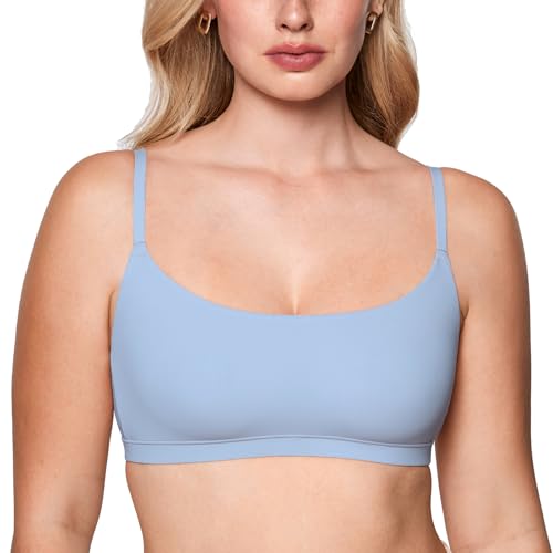 Image of INLYRIC Women's Inbarely Bralettes Cami Bras No Underwire Wireless Seamless Unlined Comfort Sports Bra