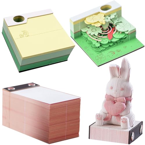 Bloc-notes 3D pour bureau pour rompre la monotonie avec une décoration originale - 6