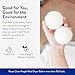 The Clean People 100% New Zealand Wool Dryer Balls - 3 Pack - for Laundry, Fabric Softening, Anti Static, No Lint, Odorless and Reusable