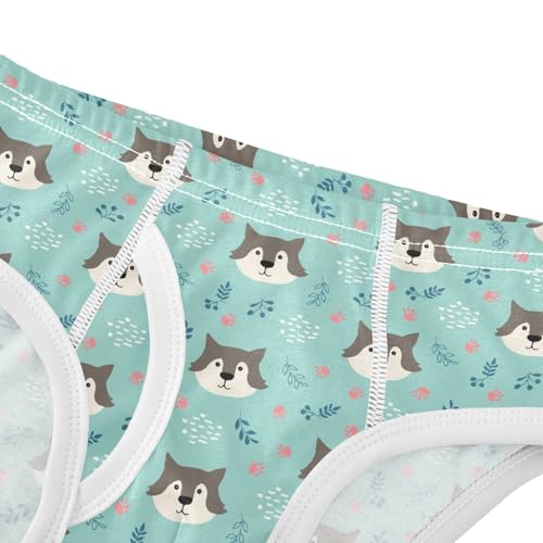 Cotton Little Boys Briefs Soft Wolf Toddler Underwear4