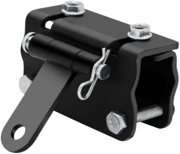 Universal Adjustable Snowmobile Hitch Set for Sled Towing and Support Compatible with Various Snowmobile Models