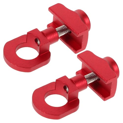 Abaodam 2Pcs Aluminum Alloy Chain Adjuster for Folding Bikes Lightweight Single Speed Bicycle Tensioner for Seamless Chain Adjustments Enhance Riding Comfort and Efficiency