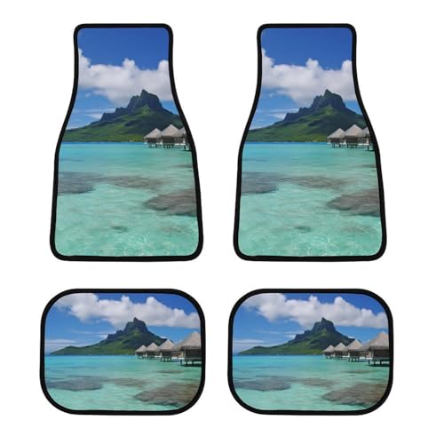Tapis de sol de voiture antidérapant Tahiti Beach - Finissez-en avec les tapis qui glissent